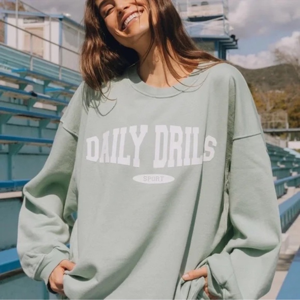 Daily Drills Oversized Sport Crew Harbor